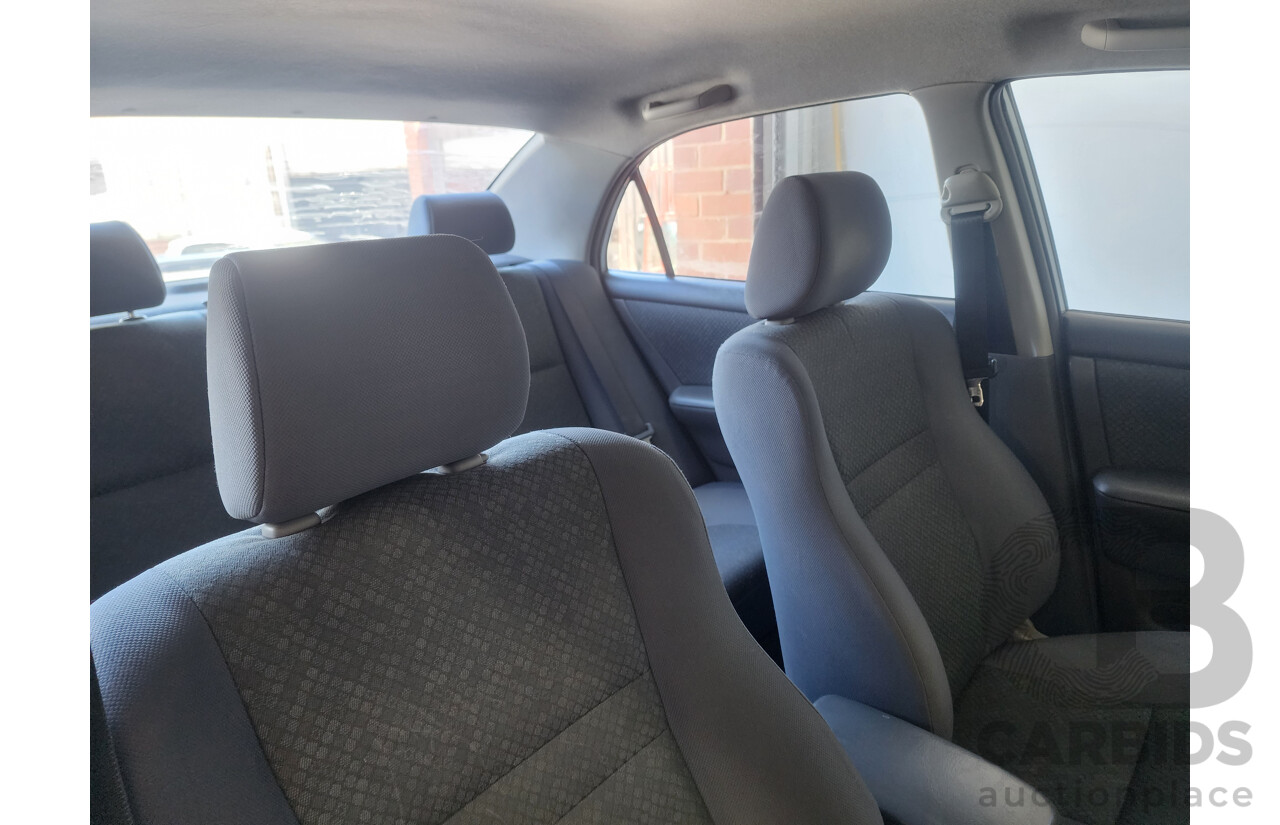 4/2005 Toyota Corolla Ascent Sport ZZE122R 4d Sedan Blue 1.8L