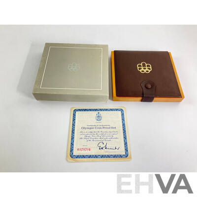 Canada 1976 Four Silver Proof Coin Set, Montreal Olympic Games .925