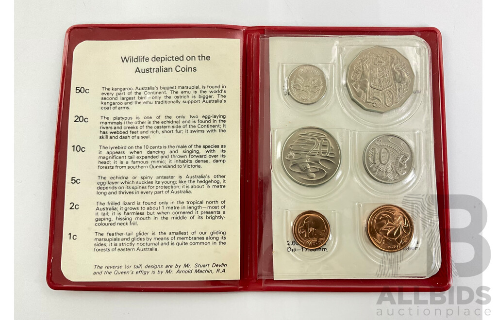 Australian RAM 1978 Six UNC Coin Set