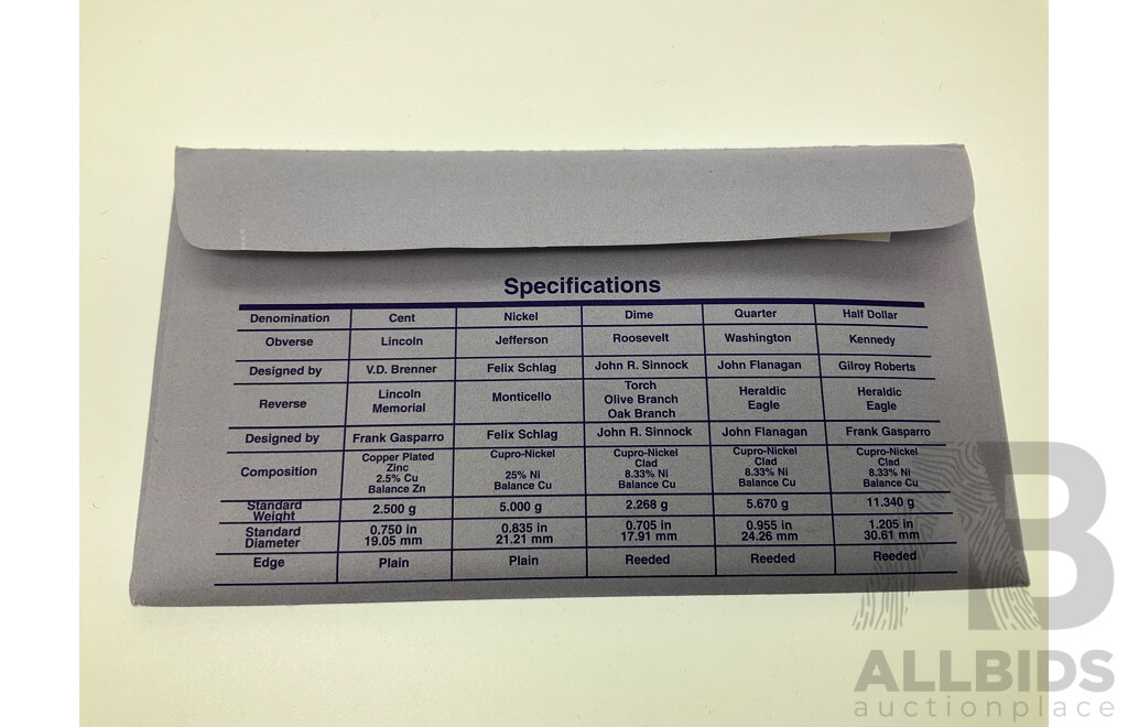 USA 1998 UNC Coin Sets, Denver and Philadelphia Mints