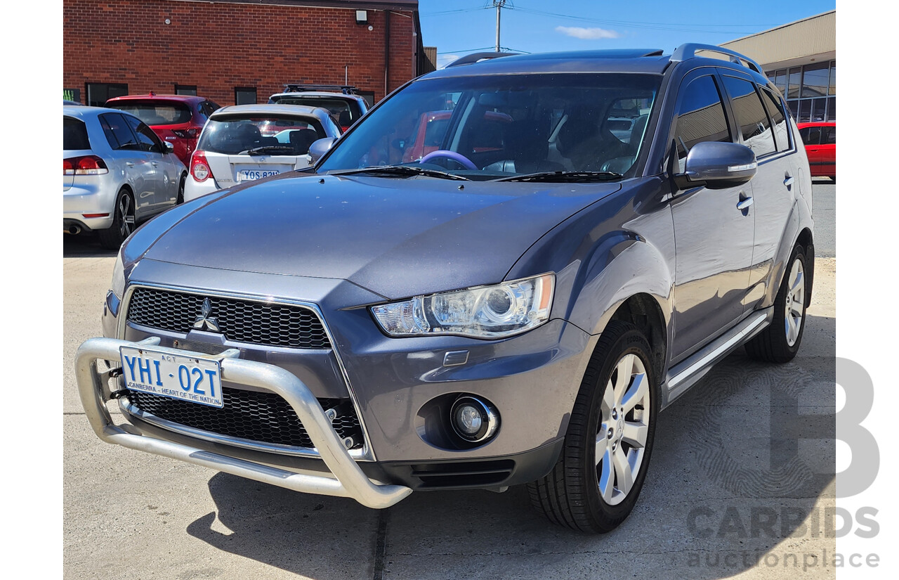 4/2010 Mitsubishi Outlander VR-X ZH MY10 4d Wagon Grey 3.0L