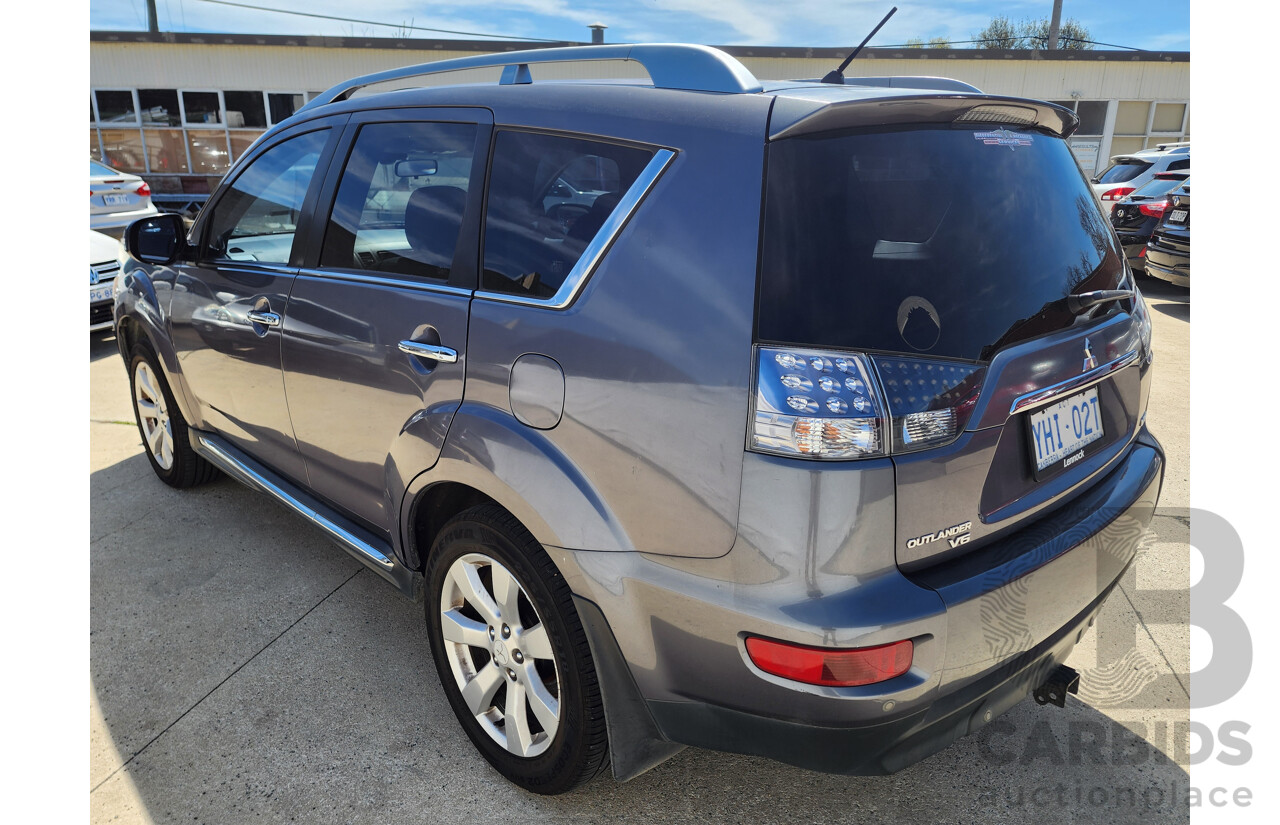 4/2010 Mitsubishi Outlander VR-X ZH MY10 4d Wagon Grey 3.0L