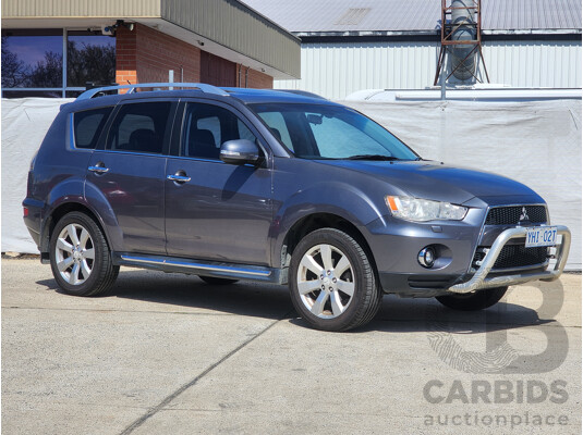 4/2010 Mitsubishi Outlander VR-X ZH MY10 4d Wagon Grey 3.0L