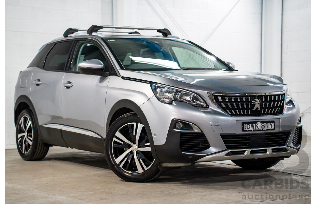 06/2018 Peugeot 3008 Allure (FWD) MY18 P84 4D Wagon Artense Grey Metallic Turbo 1.6L