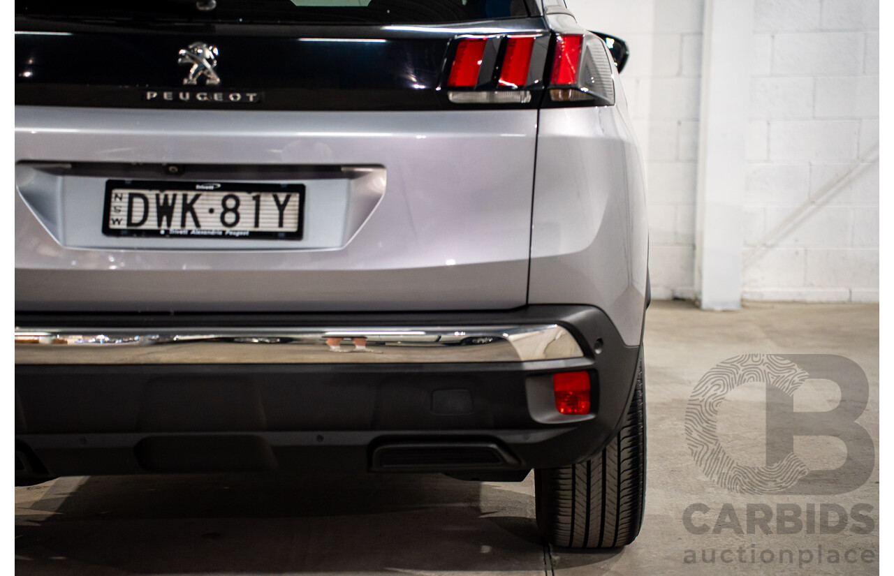06/2018 Peugeot 3008 Allure (FWD) MY18 P84 4D Wagon Artense Grey Metallic Turbo 1.6L