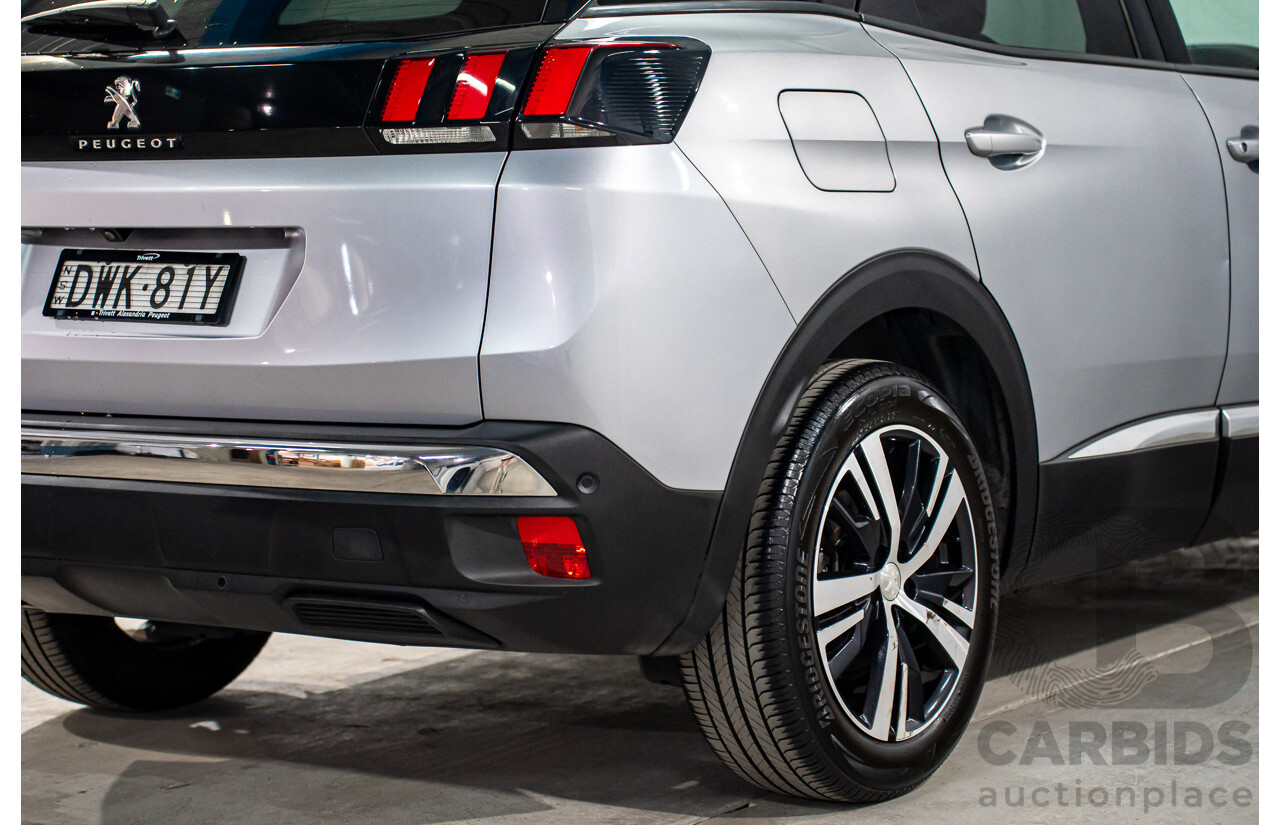 06/2018 Peugeot 3008 Allure (FWD) MY18 P84 4D Wagon Artense Grey Metallic Turbo 1.6L