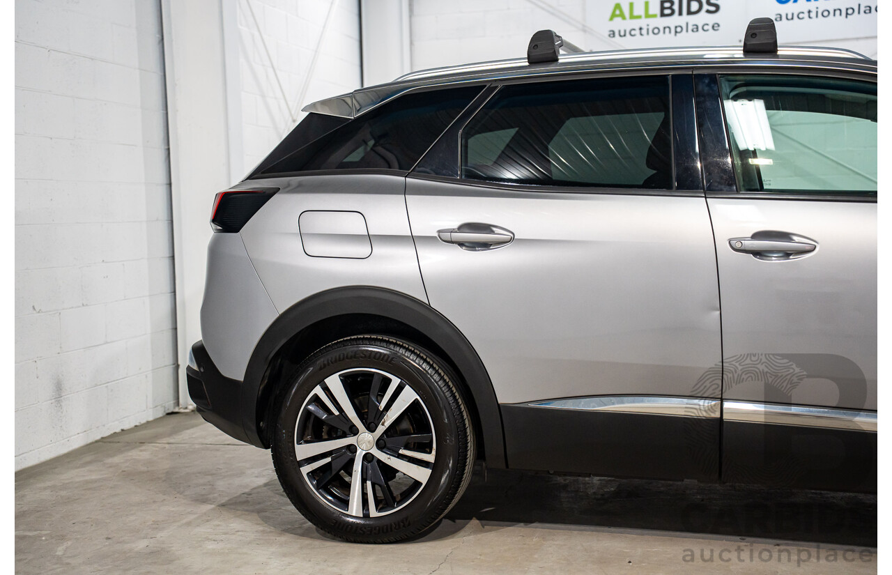 06/2018 Peugeot 3008 Allure (FWD) MY18 P84 4D Wagon Artense Grey Metallic Turbo 1.6L
