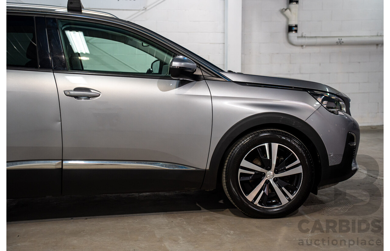 06/2018 Peugeot 3008 Allure (FWD) MY18 P84 4D Wagon Artense Grey Metallic Turbo 1.6L