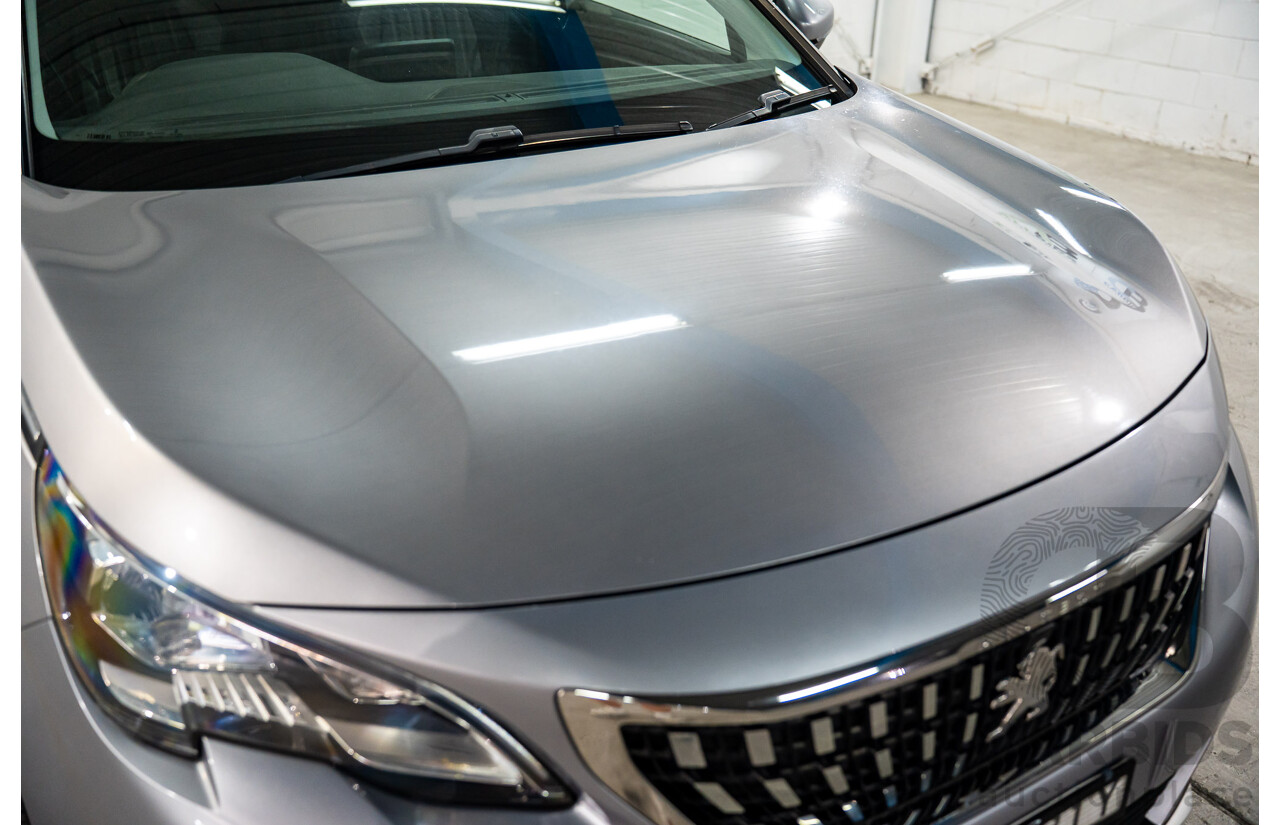 06/2018 Peugeot 3008 Allure (FWD) MY18 P84 4D Wagon Artense Grey Metallic Turbo 1.6L