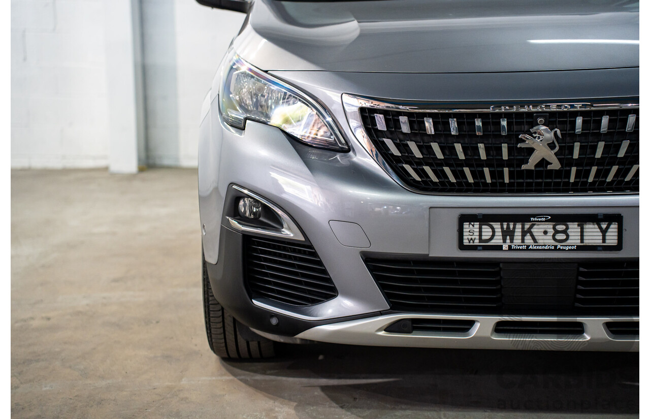 06/2018 Peugeot 3008 Allure (FWD) MY18 P84 4D Wagon Artense Grey Metallic Turbo 1.6L