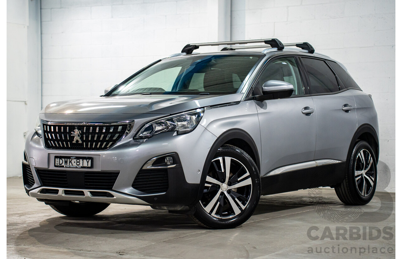 06/2018 Peugeot 3008 Allure (FWD) MY18 P84 4D Wagon Artense Grey Metallic Turbo 1.6L
