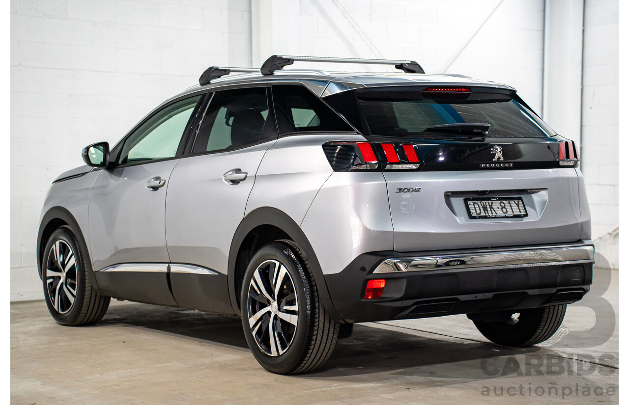 06/2018 Peugeot 3008 Allure (FWD) MY18 P84 4D Wagon Artense Grey Metallic Turbo 1.6L