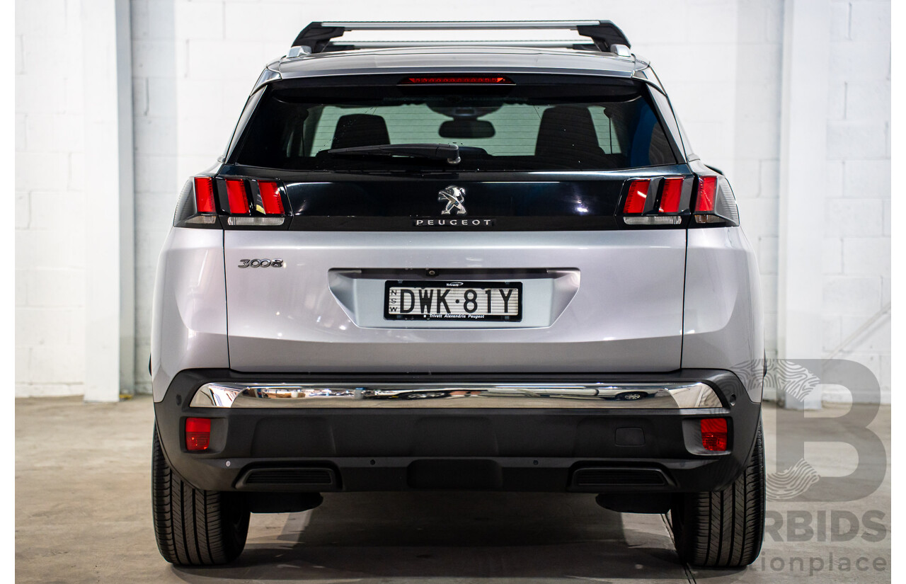 06/2018 Peugeot 3008 Allure (FWD) MY18 P84 4D Wagon Artense Grey Metallic Turbo 1.6L
