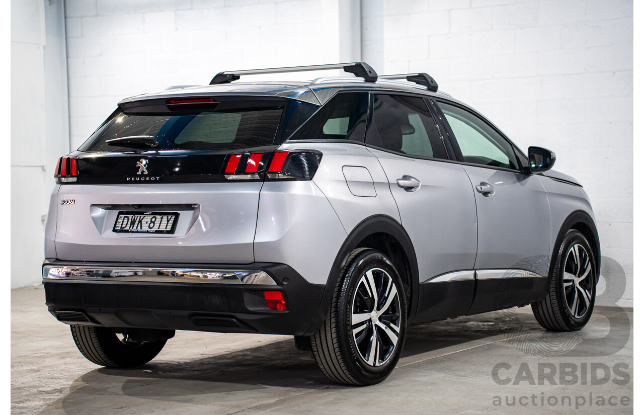 06/2018 Peugeot 3008 Allure (FWD) MY18 P84 4D Wagon Artense Grey Metallic Turbo 1.6L