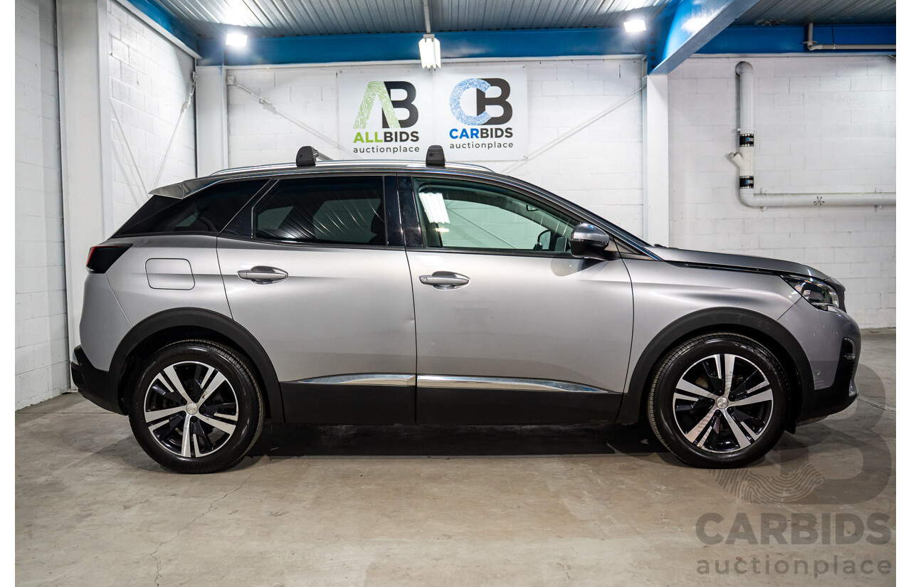 06/2018 Peugeot 3008 Allure (FWD) MY18 P84 4D Wagon Artense Grey Metallic Turbo 1.6L