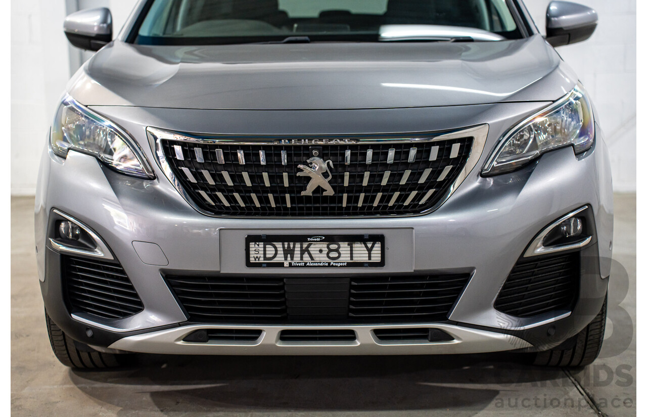 06/2018 Peugeot 3008 Allure (FWD) MY18 P84 4D Wagon Artense Grey Metallic Turbo 1.6L