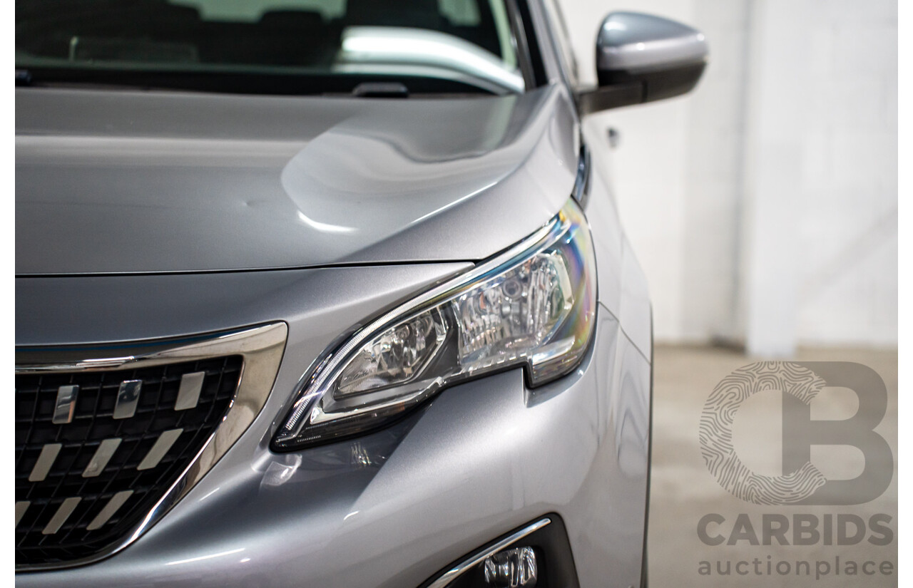 06/2018 Peugeot 3008 Allure (FWD) MY18 P84 4D Wagon Artense Grey Metallic Turbo 1.6L