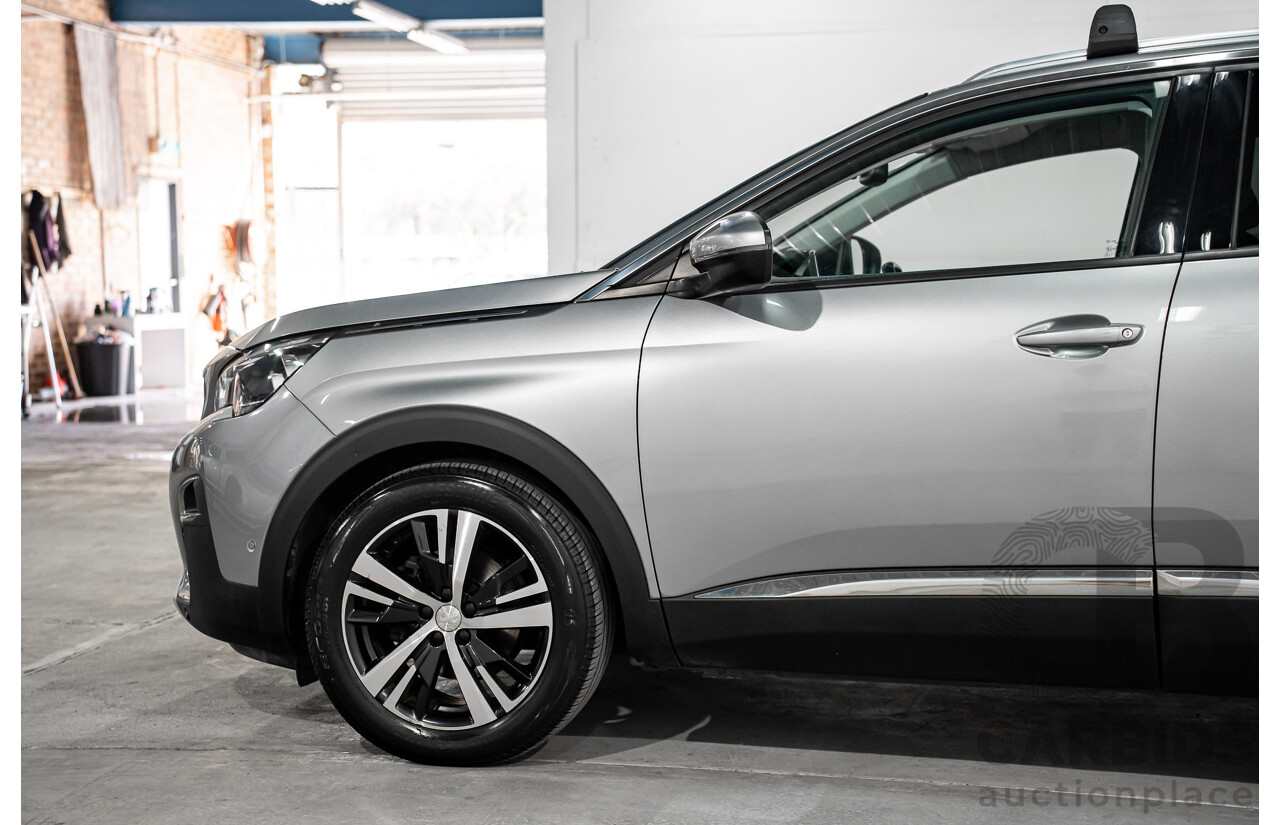 06/2018 Peugeot 3008 Allure (FWD) MY18 P84 4D Wagon Artense Grey Metallic Turbo 1.6L
