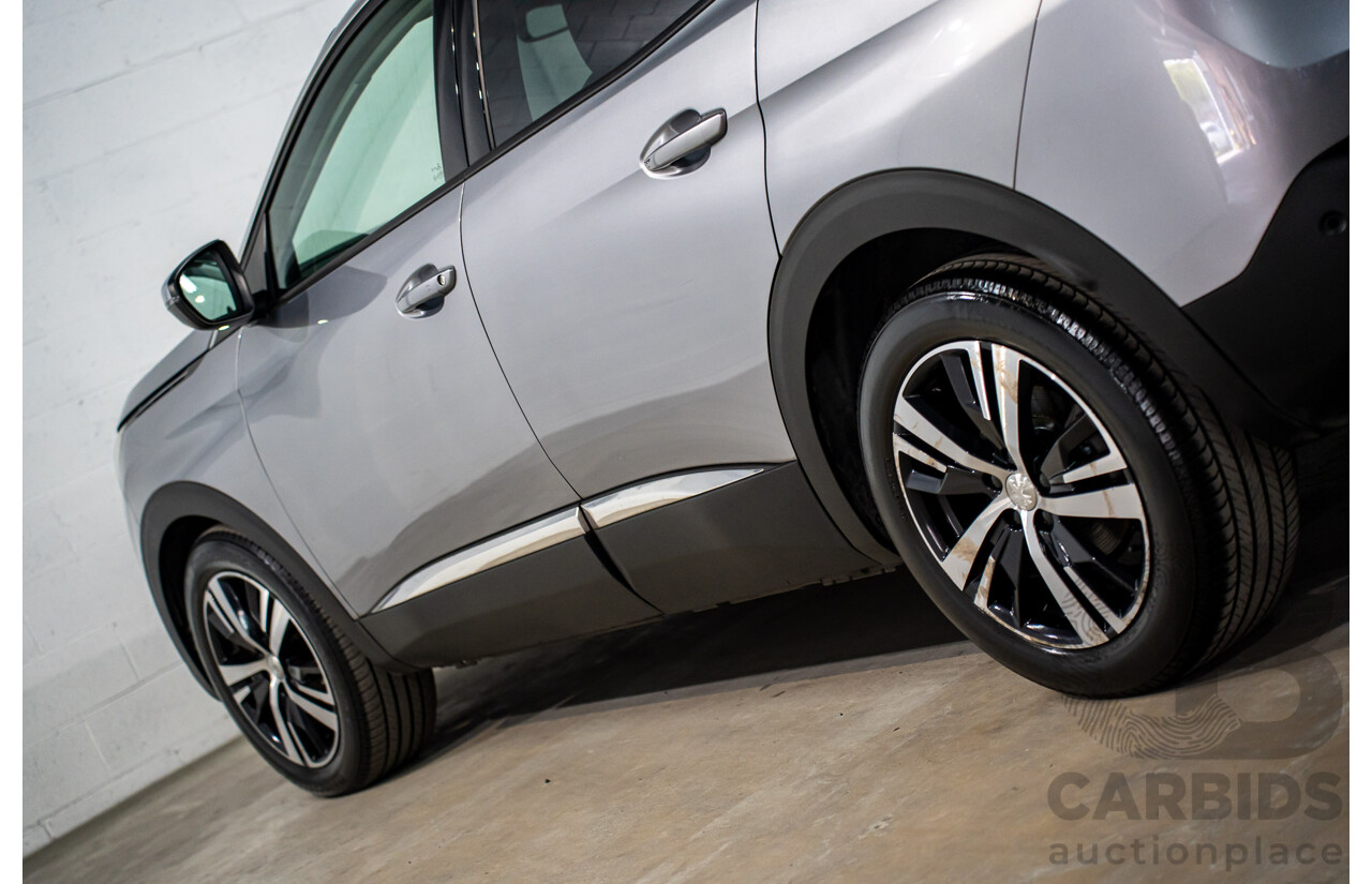 06/2018 Peugeot 3008 Allure (FWD) MY18 P84 4D Wagon Artense Grey Metallic Turbo 1.6L
