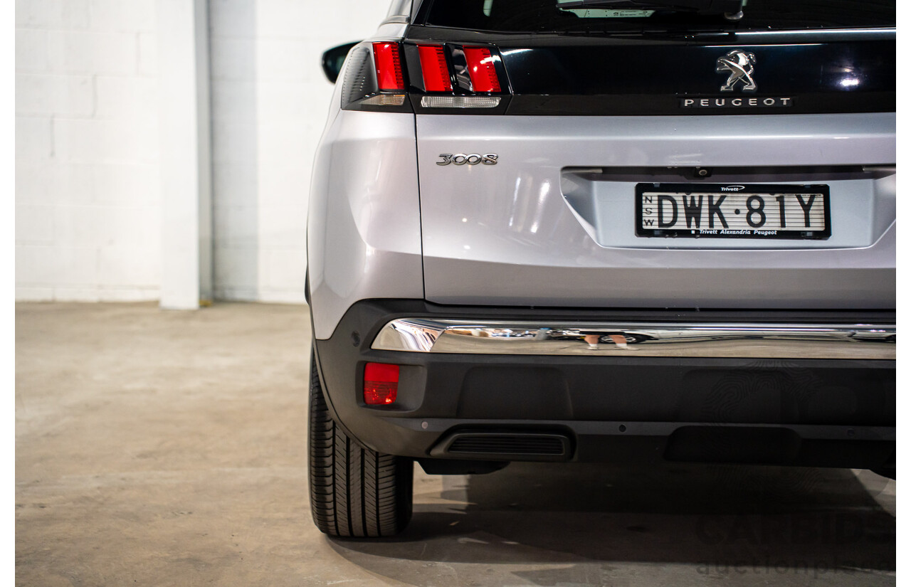 06/2018 Peugeot 3008 Allure (FWD) MY18 P84 4D Wagon Artense Grey Metallic Turbo 1.6L
