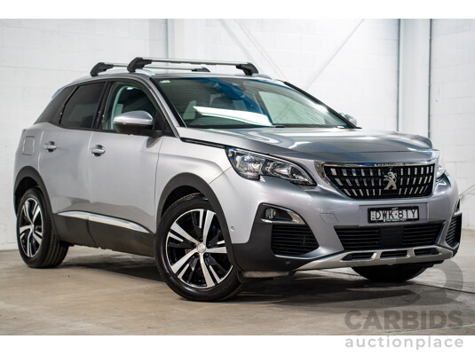 06/2018 Peugeot 3008 Allure (FWD) MY18 P84 4D Wagon Artense Grey Metallic Turbo 1.6L