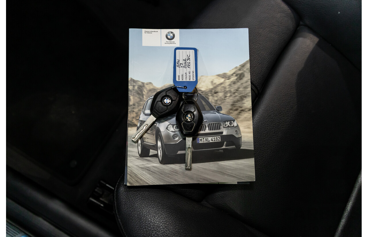 1/2007 BMW X3 2.5si M Sport (AWD) E83 MY07 4d Wagon Monaco Blue Metallic 2.5L