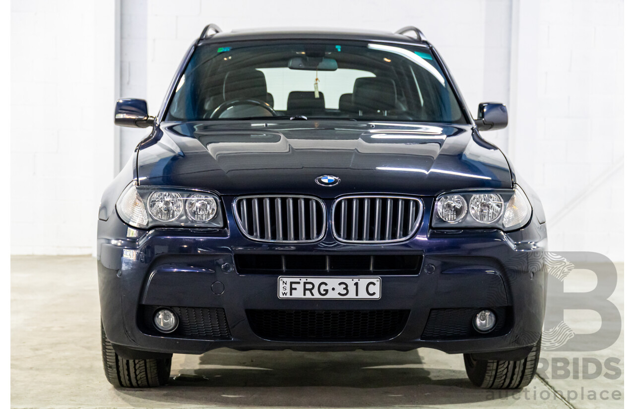 1/2007 BMW X3 2.5si M Sport (AWD) E83 MY07 4d Wagon Monaco Blue Metallic 2.5L