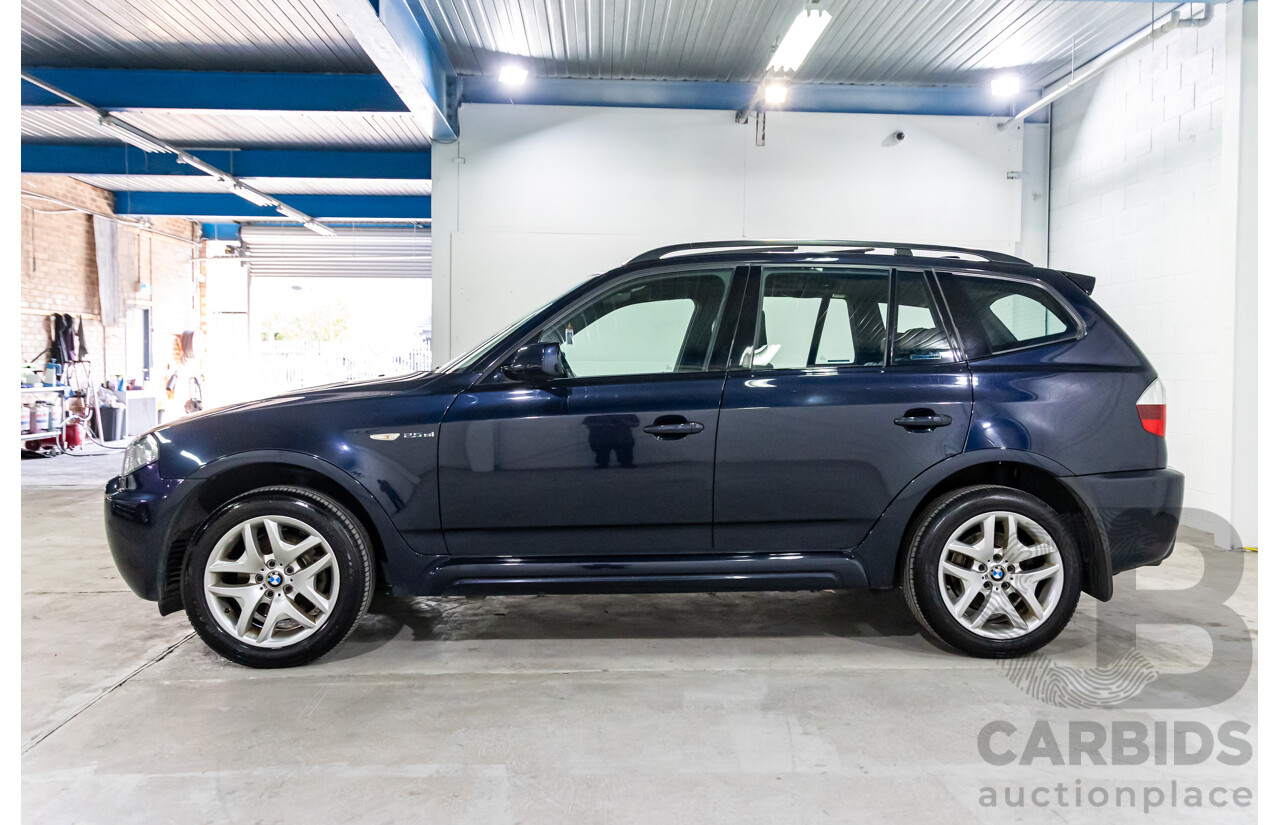 1/2007 BMW X3 2.5si M Sport (AWD) E83 MY07 4d Wagon Monaco Blue Metallic 2.5L