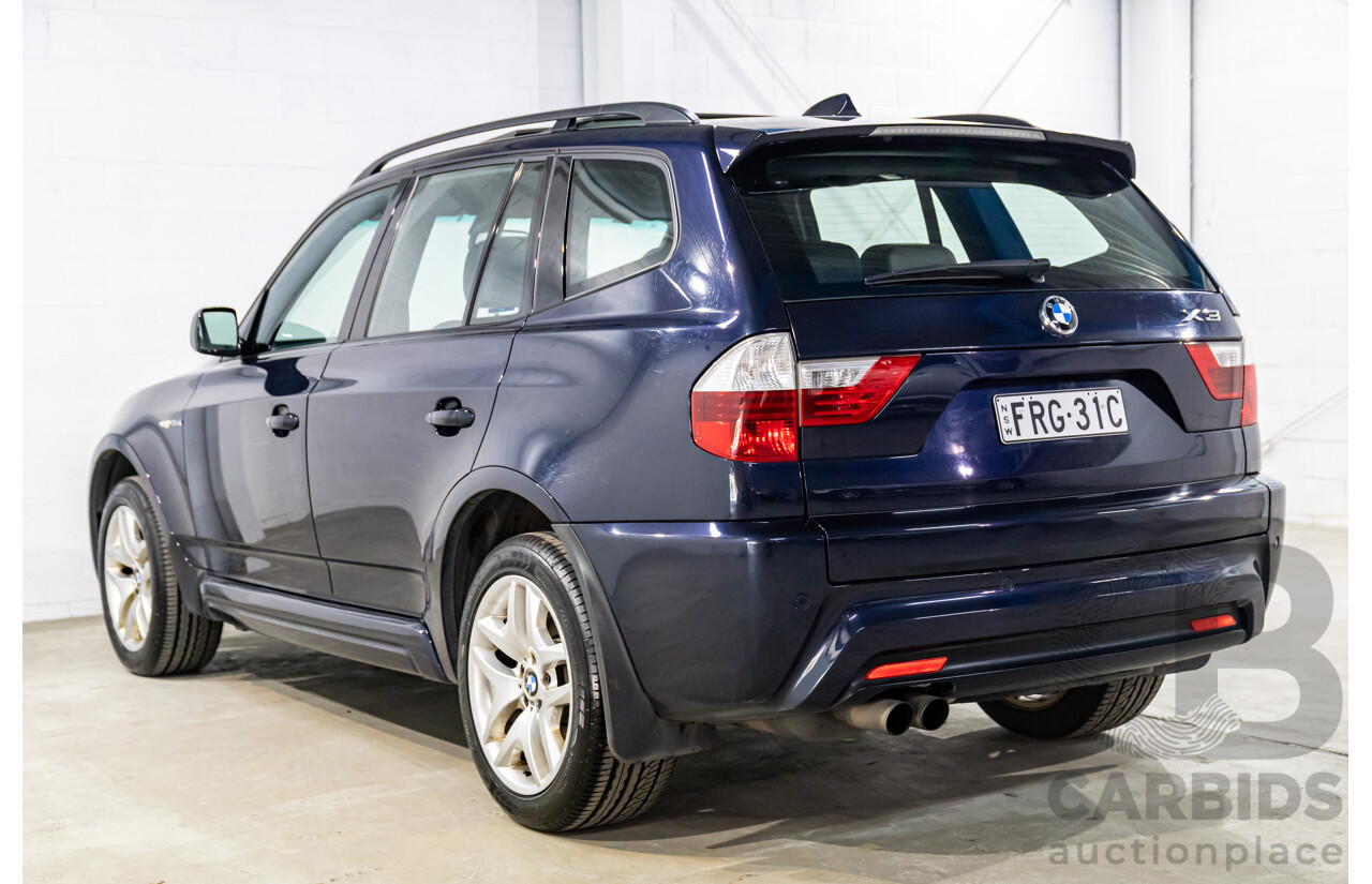 1/2007 BMW X3 2.5si M Sport (AWD) E83 MY07 4d Wagon Monaco Blue Metallic 2.5L