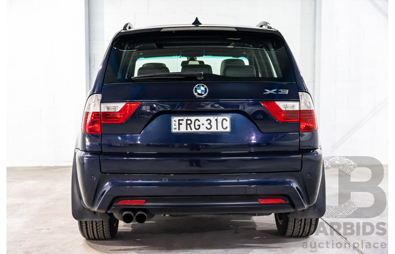 1/2007 BMW X3 2.5si M Sport (AWD) E83 MY07 4d Wagon Monaco Blue Metallic 2.5L