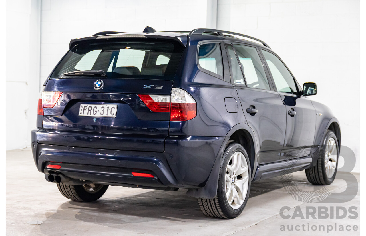 1/2007 BMW X3 2.5si M Sport (AWD) E83 MY07 4d Wagon Monaco Blue Metallic 2.5L