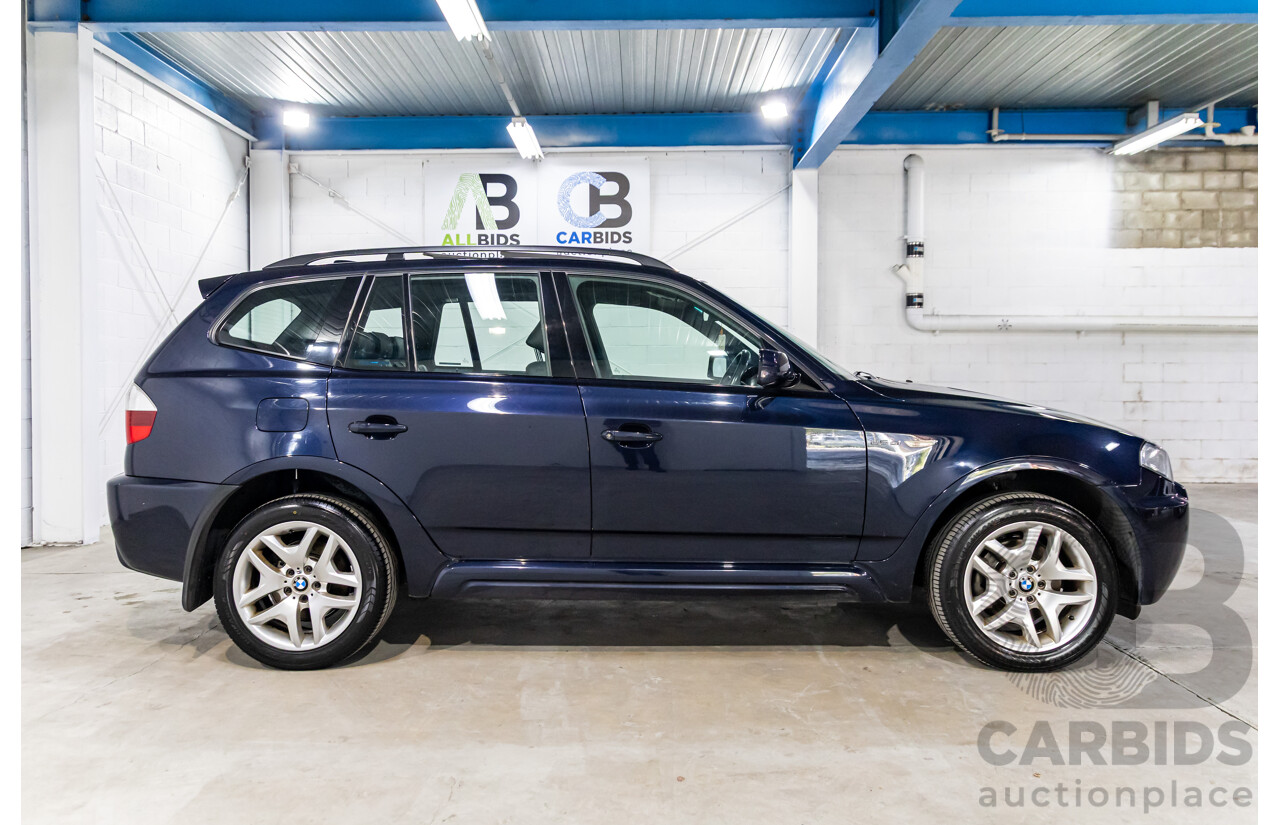 1/2007 BMW X3 2.5si M Sport (AWD) E83 MY07 4d Wagon Monaco Blue Metallic 2.5L