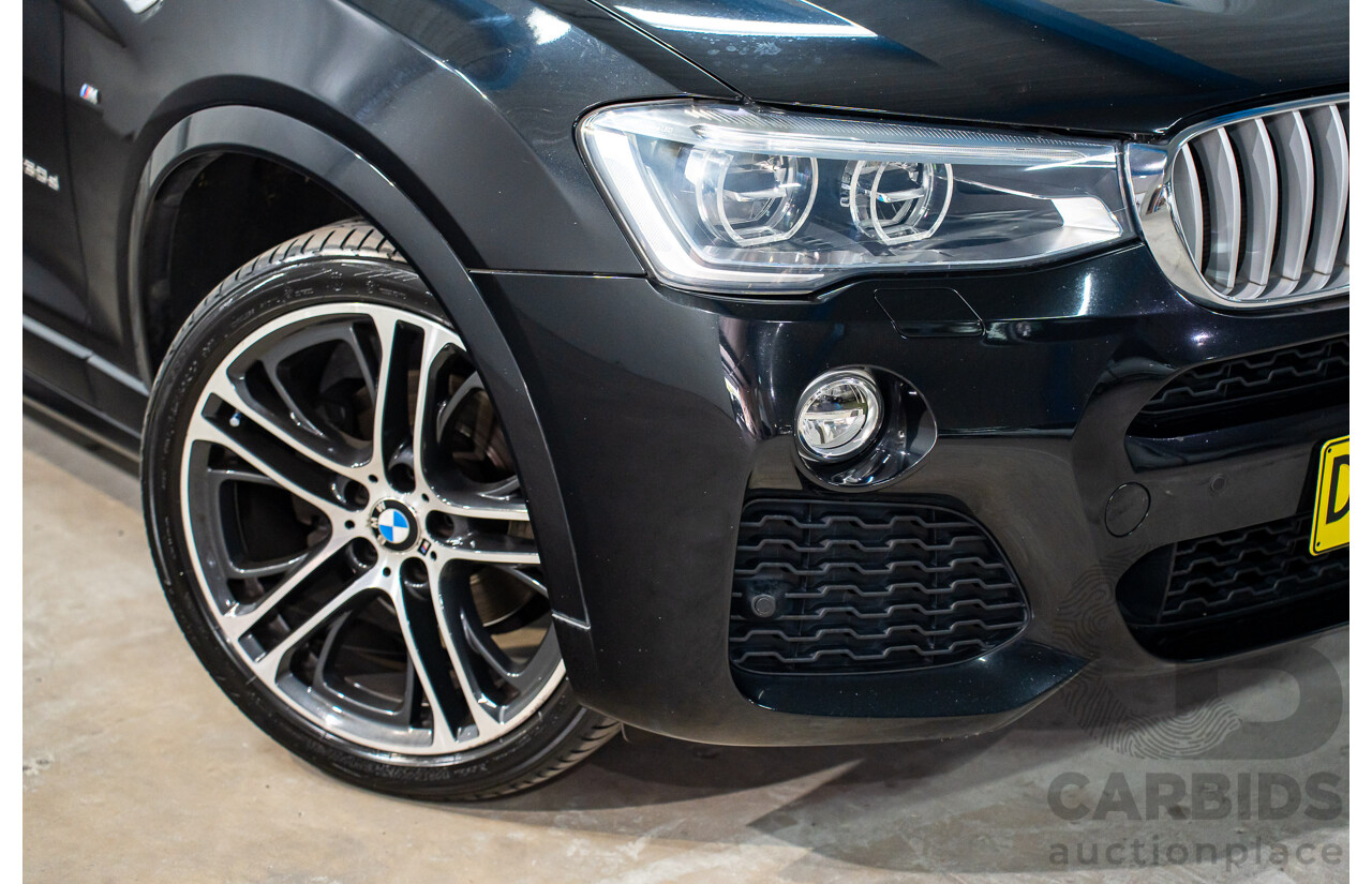 06/2016 BMW X3 xDrive30d (AWD) F25 MY17 4d Wagon Black Sapphire Metallic Turbo Diesel 3.0L