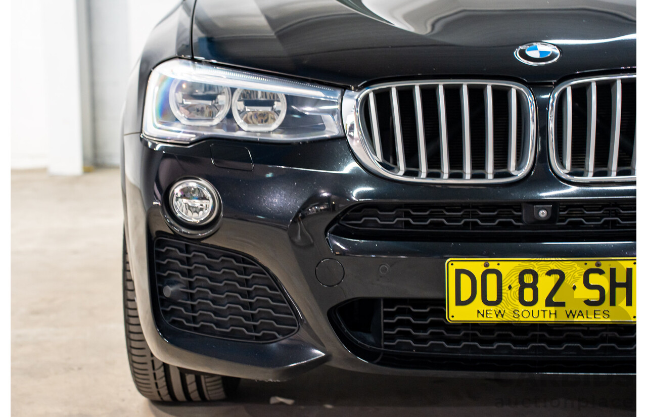 06/2016 BMW X3 xDrive30d (AWD) F25 MY17 4d Wagon Black Sapphire Metallic Turbo Diesel 3.0L