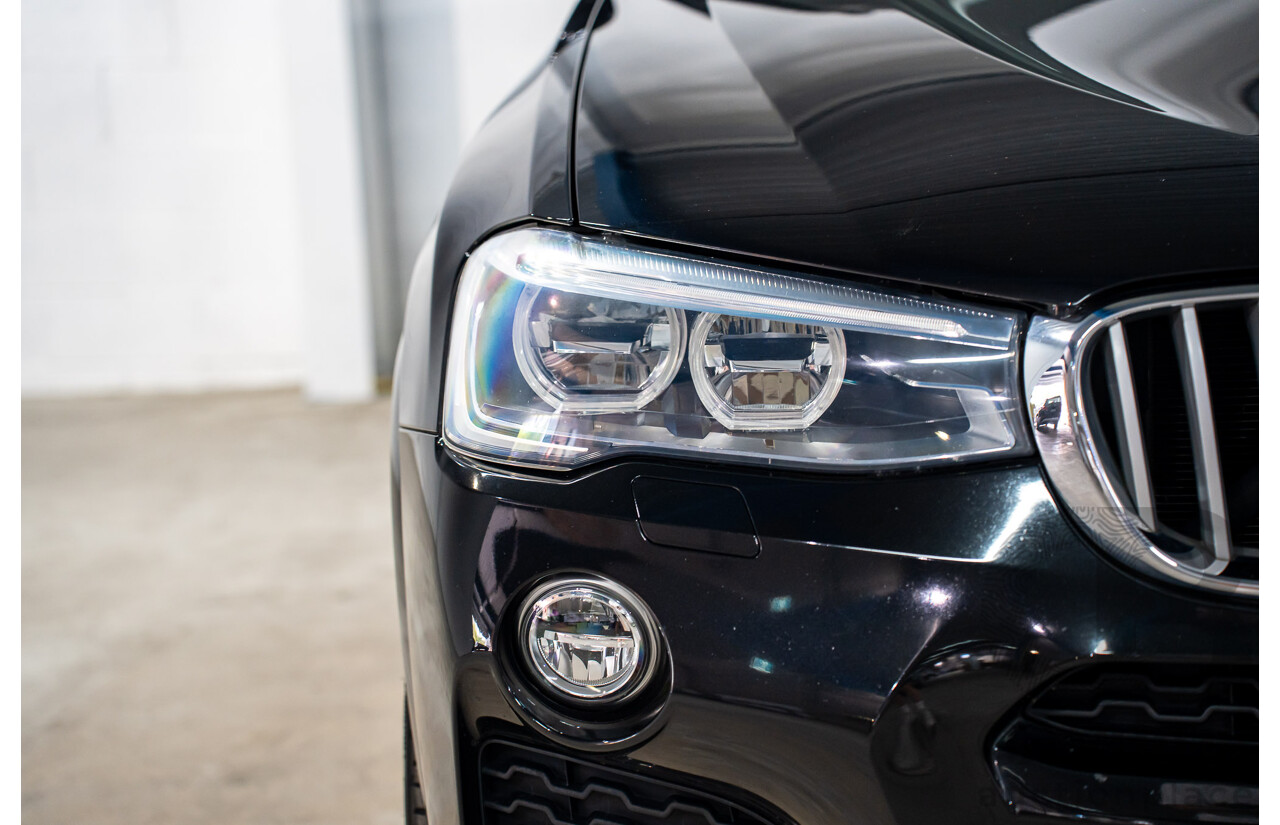 06/2016 BMW X3 xDrive30d (AWD) F25 MY17 4d Wagon Black Sapphire Metallic Turbo Diesel 3.0L