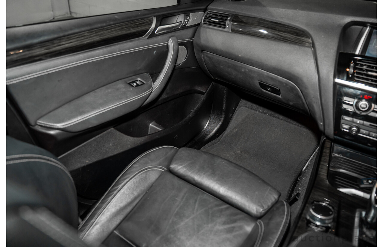 06/2016 BMW X3 xDrive30d (AWD) F25 MY17 4d Wagon Black Sapphire Metallic Turbo Diesel 3.0L