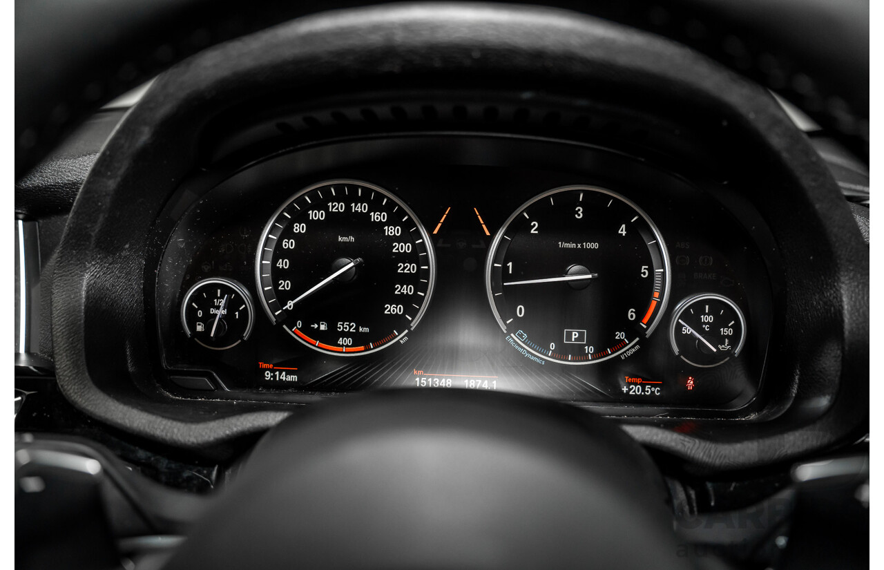 06/2016 BMW X3 xDrive30d (AWD) F25 MY17 4d Wagon Black Sapphire Metallic Turbo Diesel 3.0L