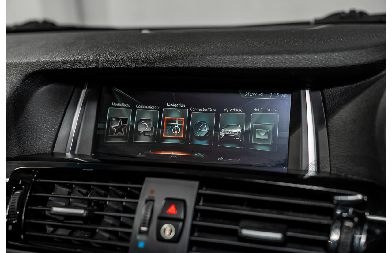 06/2016 BMW X3 xDrive30d (AWD) F25 MY17 4d Wagon Black Sapphire Metallic Turbo Diesel 3.0L