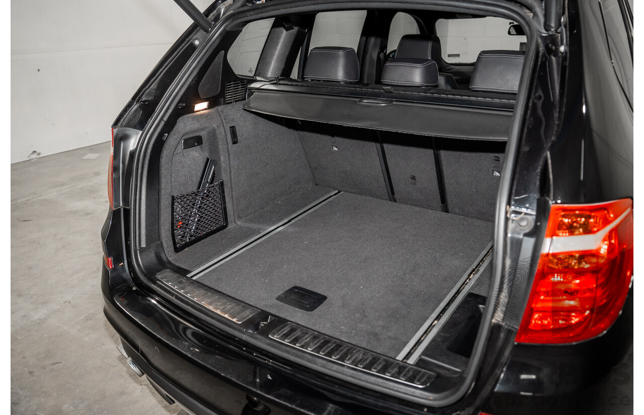 06/2016 BMW X3 xDrive30d (AWD) F25 MY17 4d Wagon Black Sapphire Metallic Turbo Diesel 3.0L