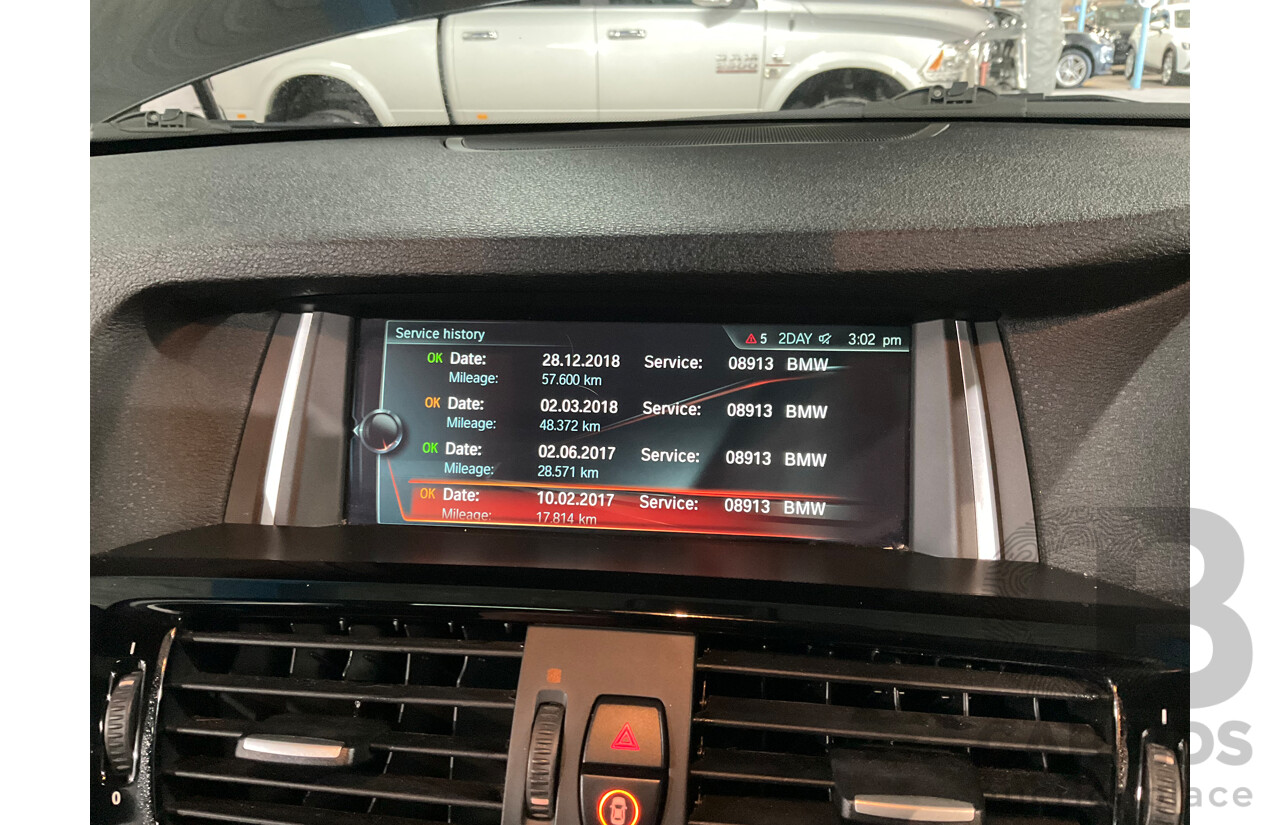 06/2016 BMW X3 xDrive30d (AWD) F25 MY17 4d Wagon Black Sapphire Metallic Turbo Diesel 3.0L