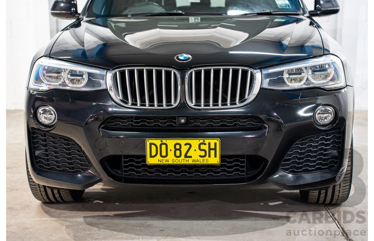 06/2016 BMW X3 xDrive30d (AWD) F25 MY17 4d Wagon Black Sapphire Metallic Turbo Diesel 3.0L