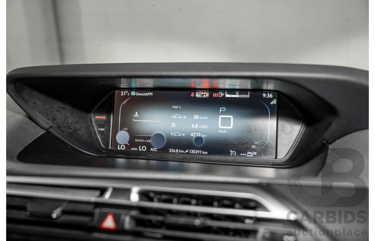 6/2015 Citroen Grand C4 Picasso Exclusive (FWD) B7 MY15 4d Wagon Bleu Kyanos Metallic Turbo Diesel 2.0L
