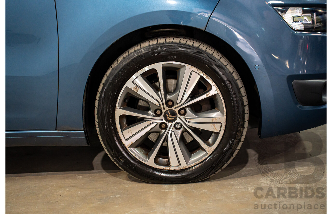 6/2015 Citroen Grand C4 Picasso Exclusive (FWD) B7 MY15 4d Wagon Bleu Kyanos Metallic Turbo Diesel 2.0L