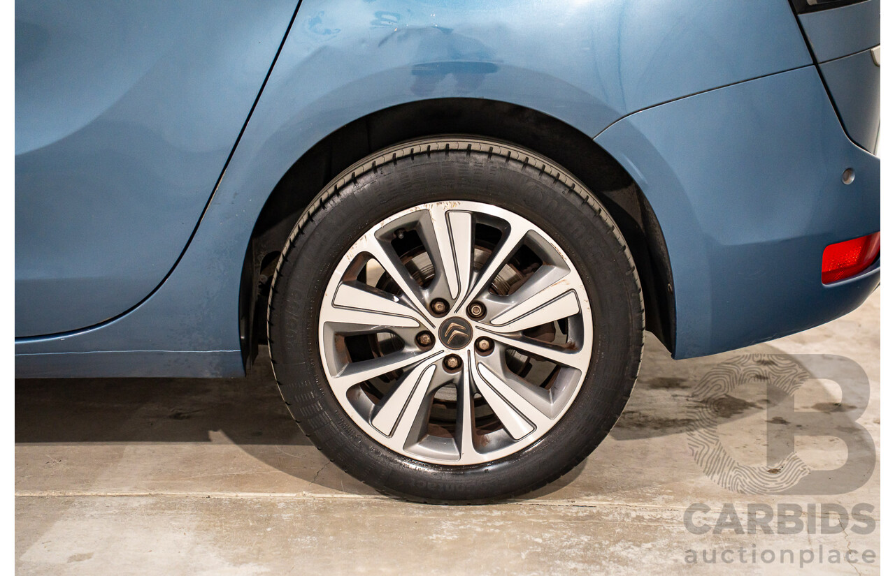 6/2015 Citroen Grand C4 Picasso Exclusive (FWD) B7 MY15 4d Wagon Bleu Kyanos Metallic Turbo Diesel 2.0L