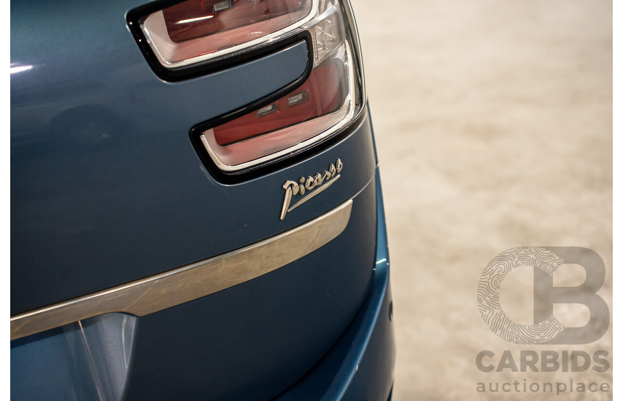 6/2015 Citroen Grand C4 Picasso Exclusive (FWD) B7 MY15 4d Wagon Bleu Kyanos Metallic Turbo Diesel 2.0L