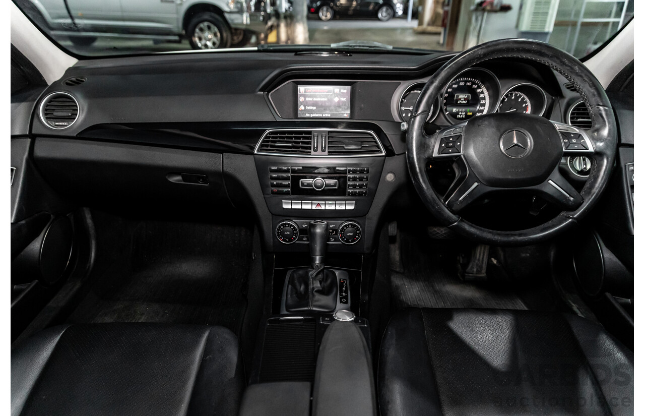 3/2014 Mercedes-Benz C200 W204 MY14 4d Sedan Polar White Turbo 1.8L