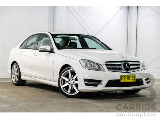 3/2014 Mercedes-Benz C200 W204 MY14 4d Sedan Polar White Turbo 1.8L