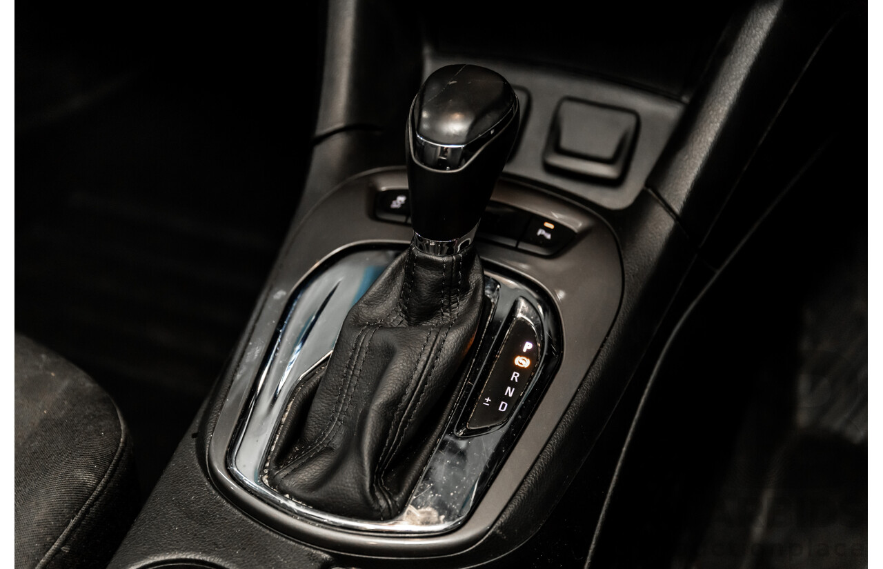 06/2017 Holden Astra LS Plus (FWD) BL MY17 4d Sedan Mineral Black Turbo 1.4L