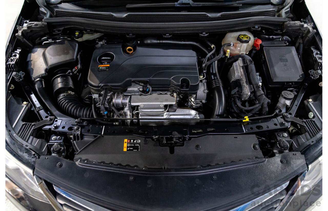 06/2017 Holden Astra LS Plus (FWD) BL MY17 4d Sedan Mineral Black Turbo 1.4L