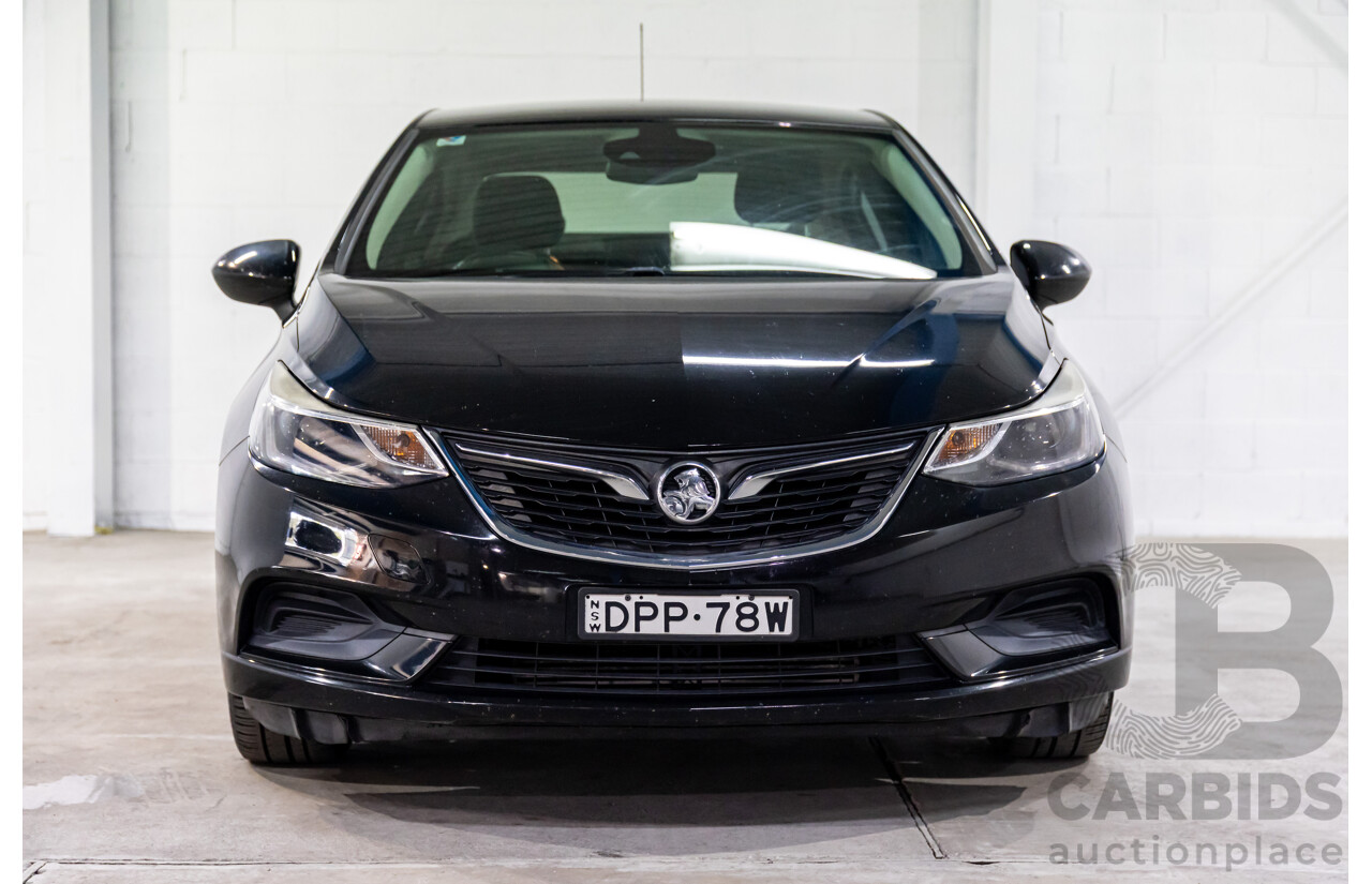 06/2017 Holden Astra LS Plus (FWD) BL MY17 4d Sedan Mineral Black Turbo 1.4L
